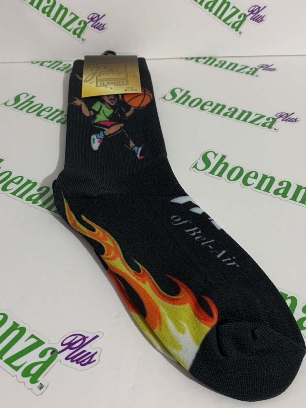 Headgear Classics Socks Fresh Prince Of Bel-Air Will Smith Black Men Size 9 - 13
